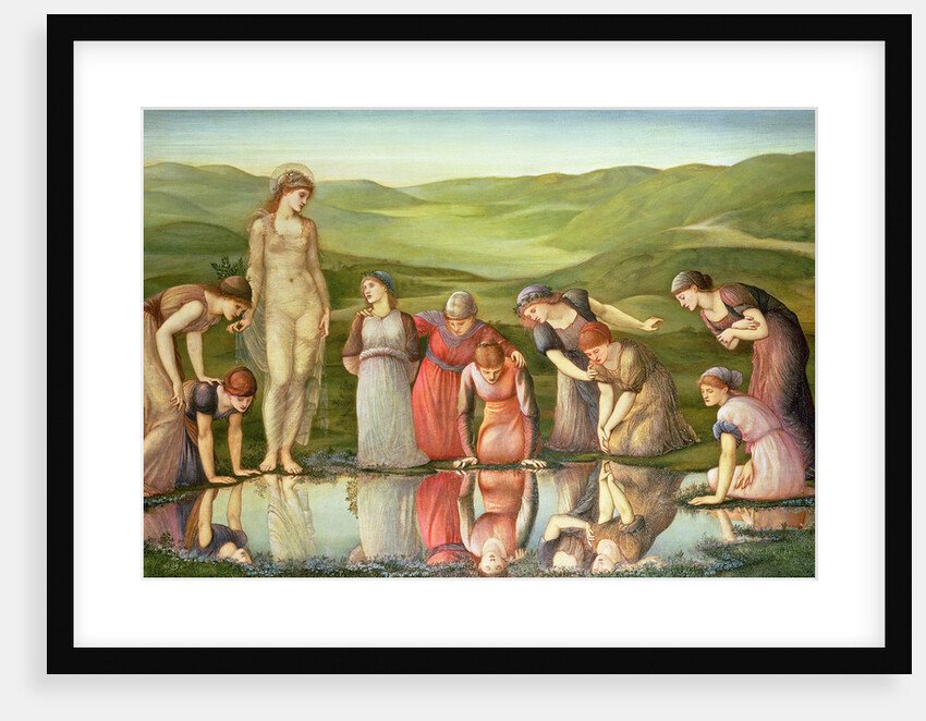 The Mirror of Venus by Edward Coley Burne-Jones