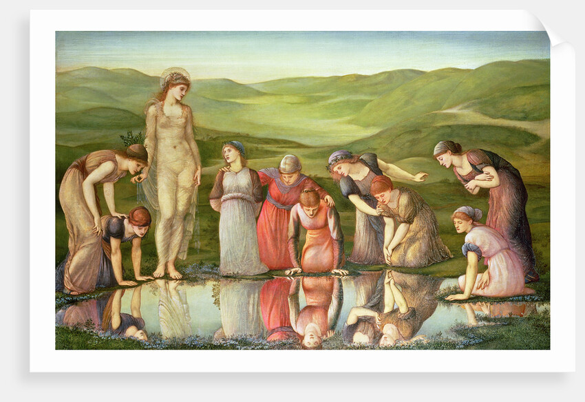 The Mirror of Venus by Edward Coley Burne-Jones