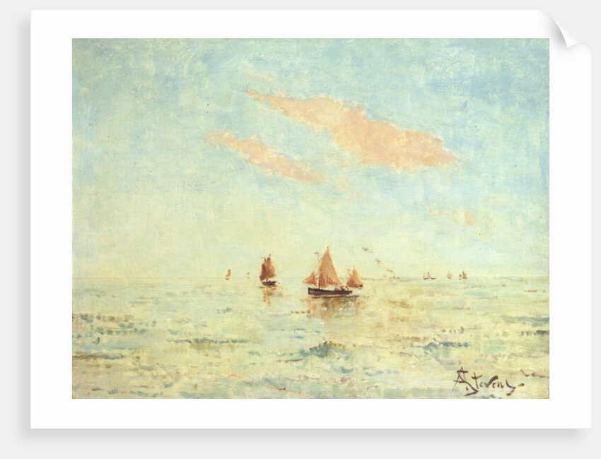 The Sea off Treport, c.1880 by Alfred George Stevens