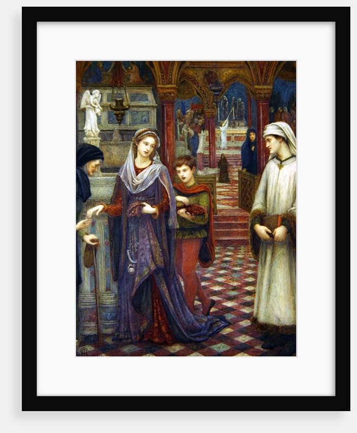 The First meeting of Petrarch and Laura, 1889 by Marie Spartali Stillman