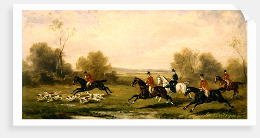 Hunting scene, c.1920 by Rudolph Stone