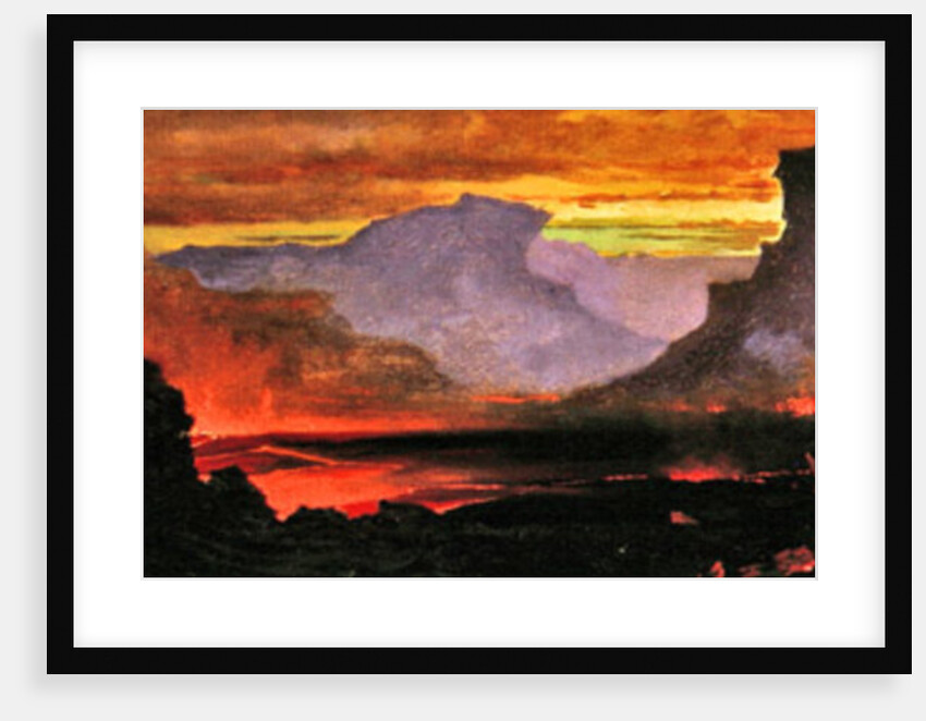 Hilo Volcano, Hawaii, 1886 by Jules Tavernier