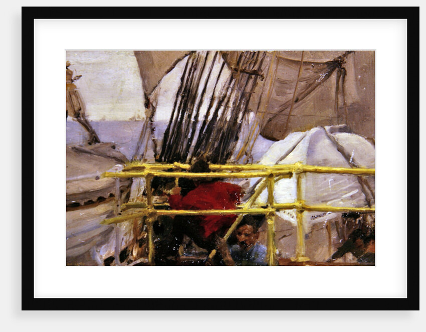 On board the sailing ship 'Roman Emperor', June 1890, 1890 by Henry Scott Tuke