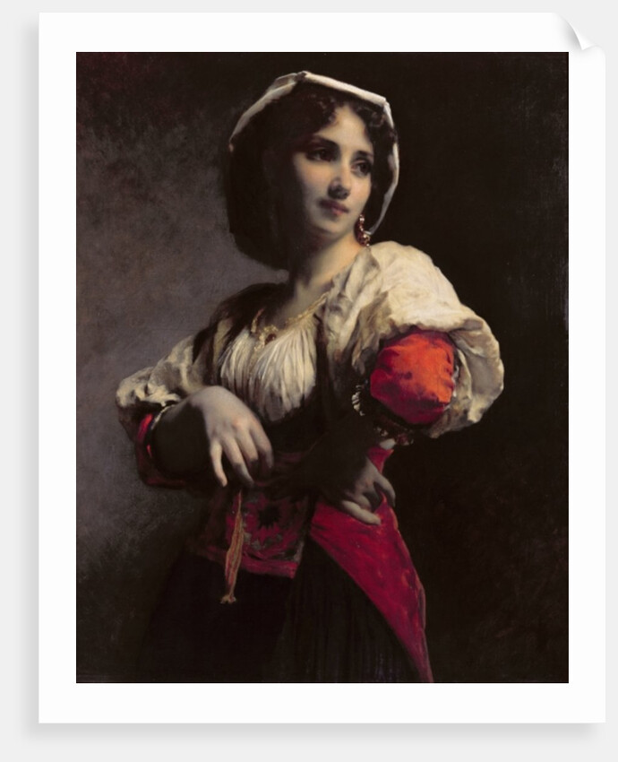 An Italian Beauty, 1872 by Etienne Adolphe Piot