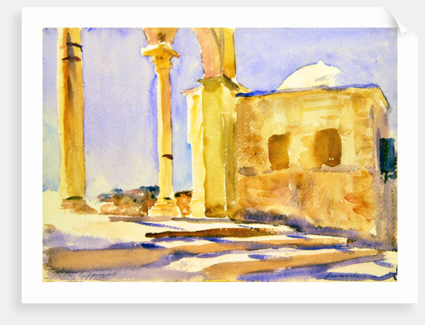 Dome of the Rock, Jerusalem by John Singer Sargent
