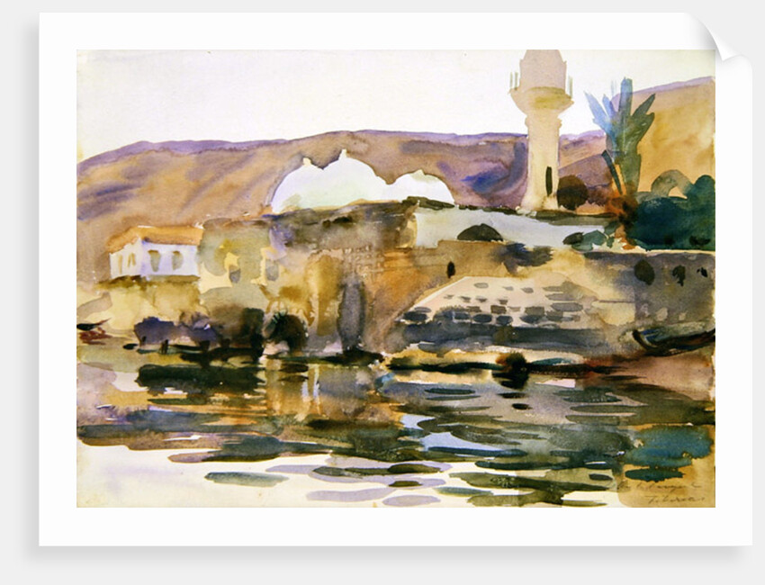 Lake Tiberias by John Singer Sargent