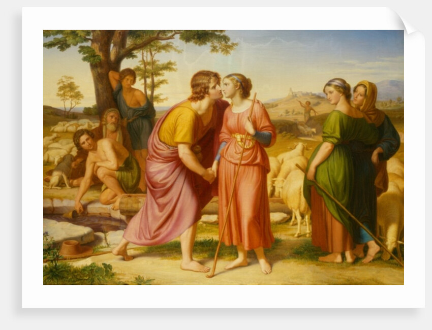 The Meeting of Jacob and Rachel, 1835 by Franz August Schubert