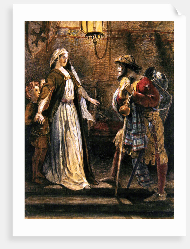 Return from the Long Crusade, 1861 by William Bell Scott