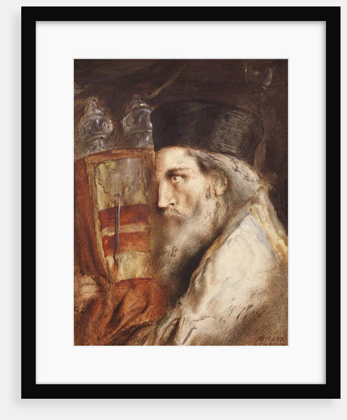 Rabbi Carrying the Torah by Simeon Solomon