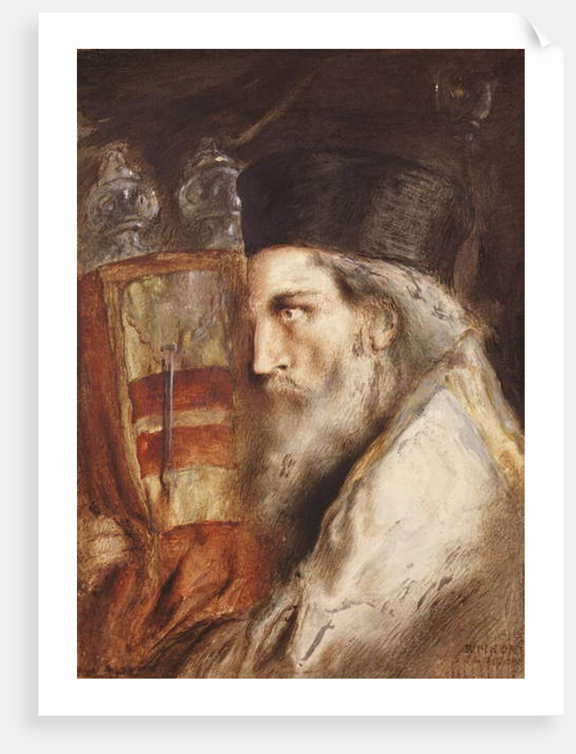 Rabbi Carrying the Torah by Simeon Solomon