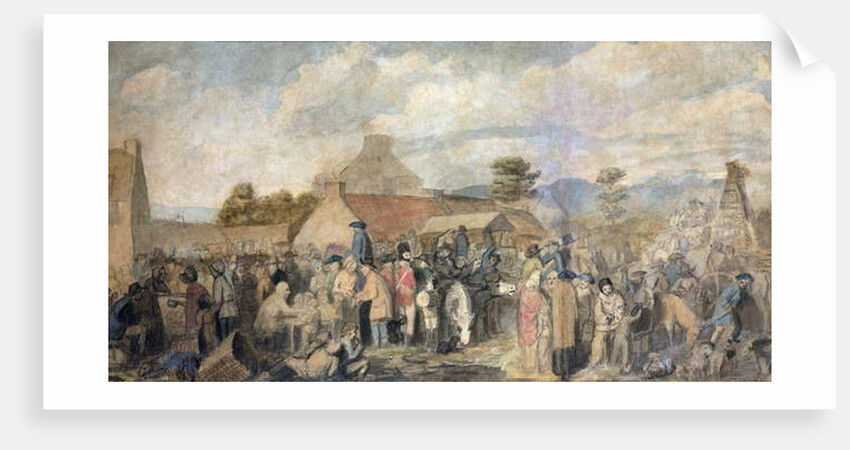 Pitlessie Fair, 1804 by David Wilkie