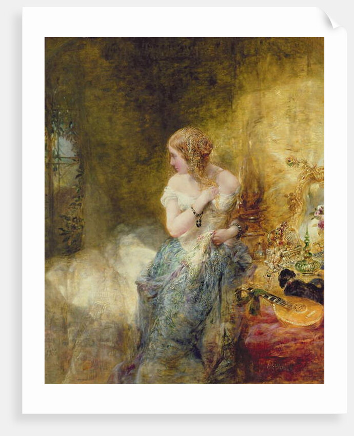 The Boudoir, 1860 by Alfred Woolmer