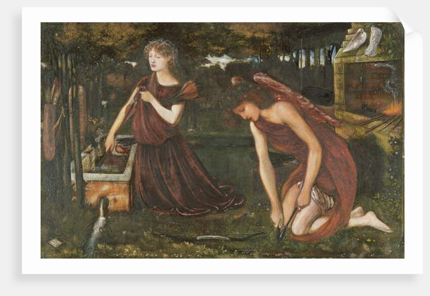 Cupid's Forge by Edward Coley Burne-Jones