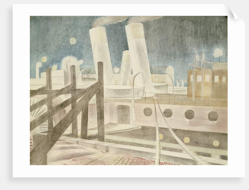 Brighton Queen at Night, 1935 by Eric Ravilious