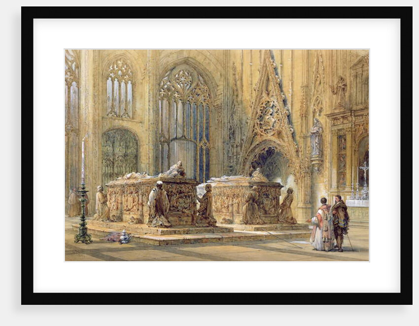 Cathedral Interior, 1867 by Samuel Read