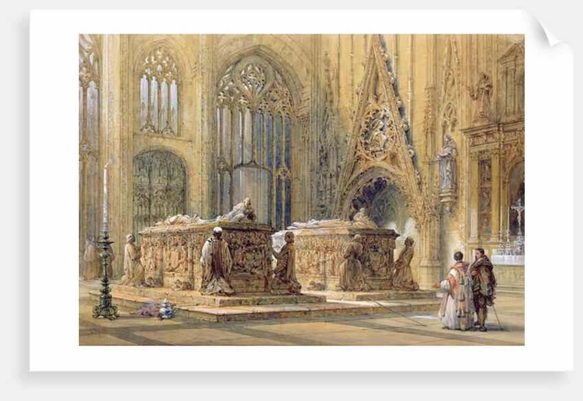Cathedral Interior, 1867 by Samuel Read