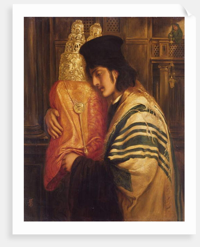 Young Rabbi holding the Torah, 1871 by Simeon Solomon