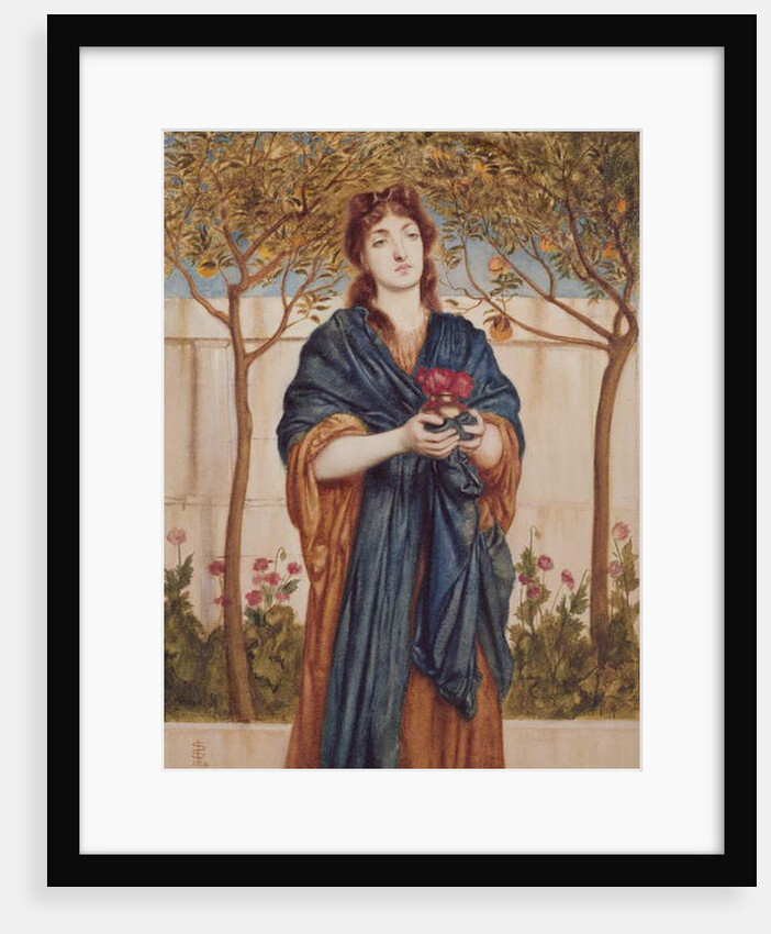 Priestess offering Poppies, 1864 by Simeon Solomon