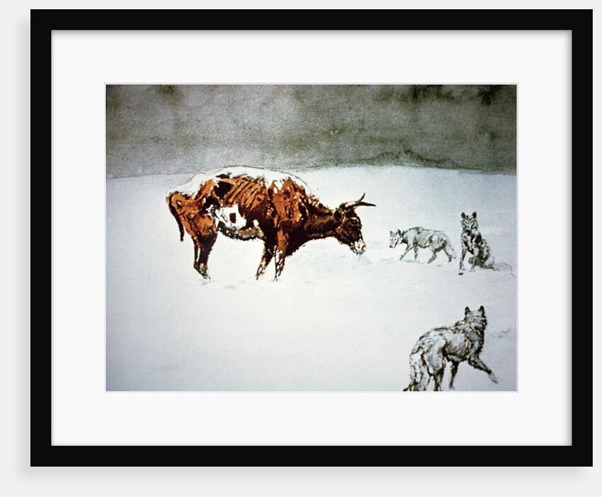 Waiting for the Chinook, 1887 by Charles Marion Russell