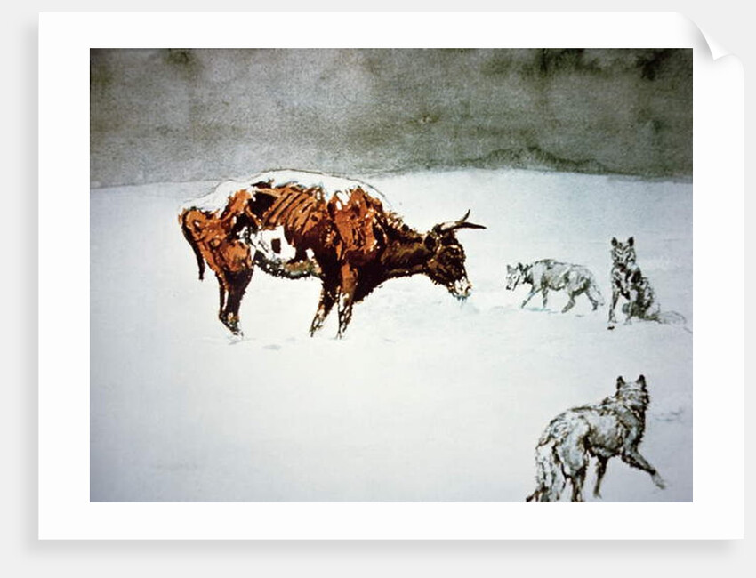 Waiting for the Chinook, 1887 by Charles Marion Russell