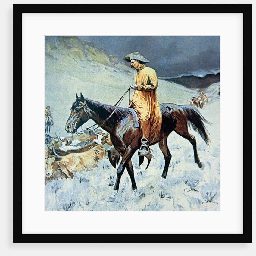 On The Trail by Frederic Remington