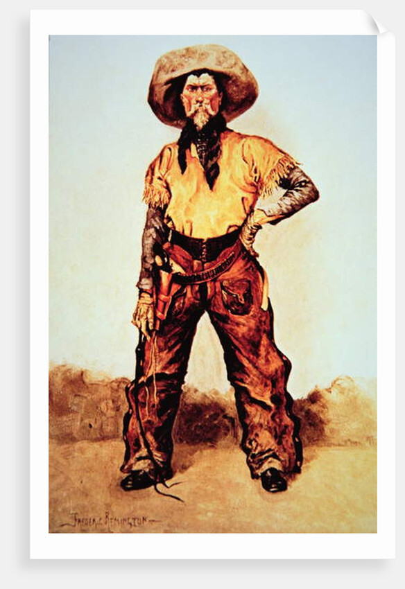 Texas Cowboy, c.1890 by Frederic Remington