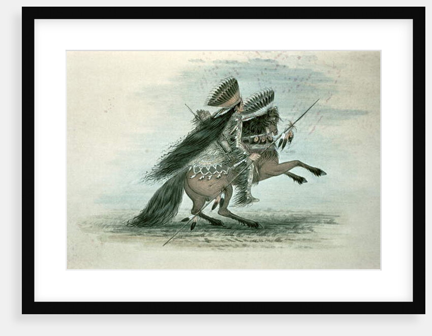Warrior of the Crow Tribe by George Catlin