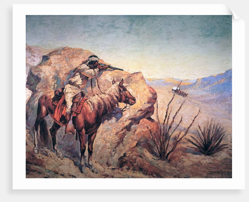 Apache Ambush by Frederic Remington