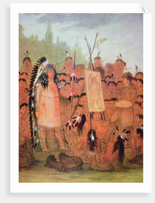 Self Portrait, c.1835 by George Catlin