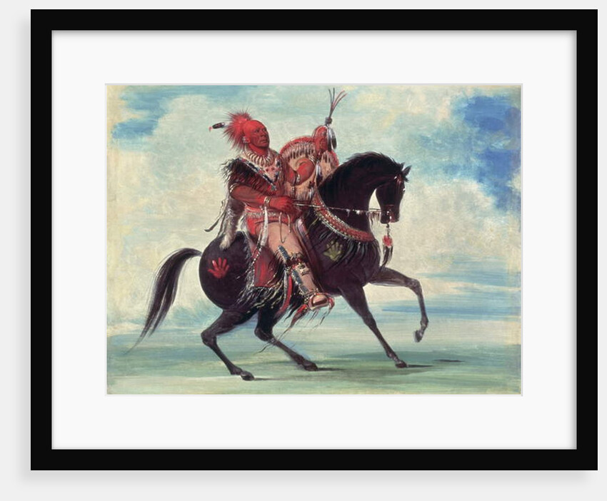 Chief Keokuk, 1834 by George Catlin