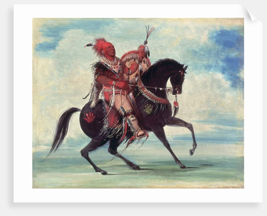 Chief Keokuk, 1834 by George Catlin