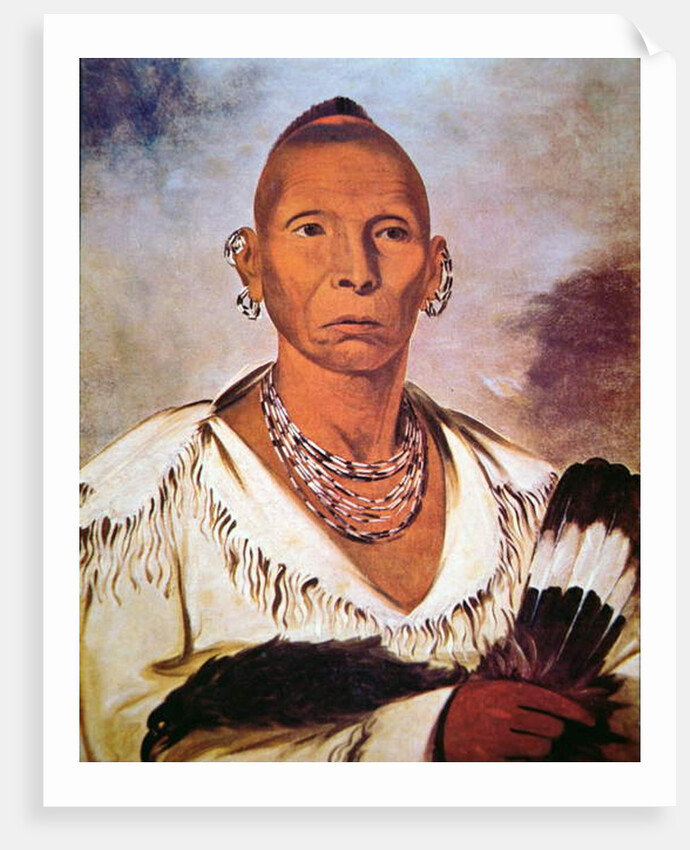 Black Hawk, 1832 by George Catlin