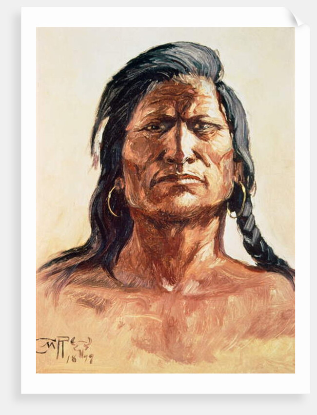 Shoshone Tribesman, 1899 by Charles Marion Russell