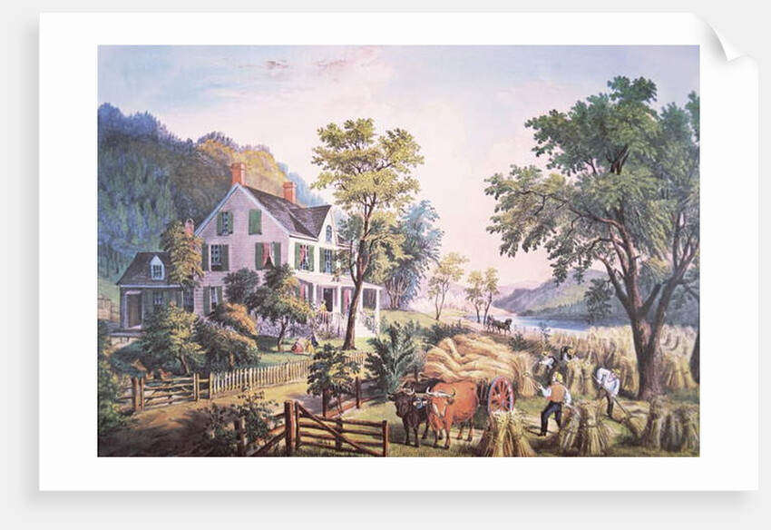 American Farm Scene, 1864 by Frances Flora Bond Palmer