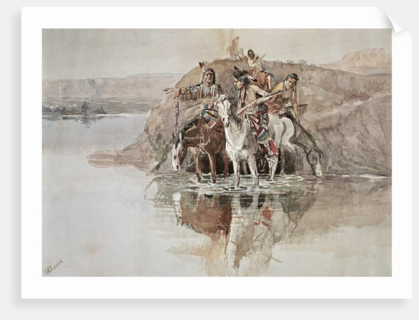 Native American 'War Party' by Charles Marion Russell