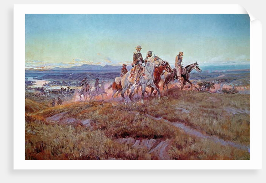 Riders of the Open Range by Charles Marion Russell