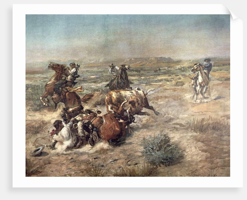 The Strenuous Life, 1901 by Charles Marion Russell