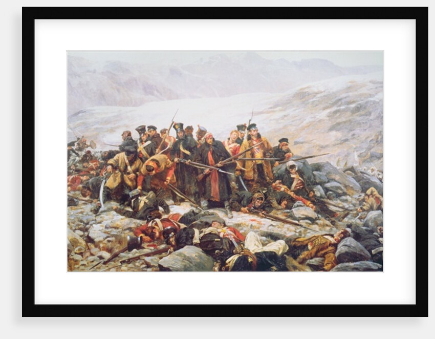 The Last Stand of the 44th Regiment at Gundamuck during the Retreat from Kabul, 1841, 1898 by William Barnes Wollen