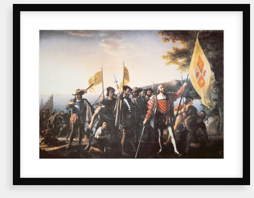The Landing of Columbus in America in 1492 by John Vanderlyn