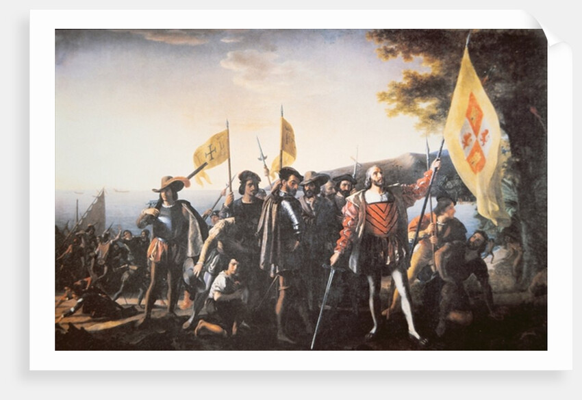 The Landing of Columbus in America in 1492 by John Vanderlyn