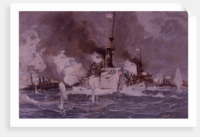 Spanish-American War 1898, Battle of Santiago de Cuba, 1900 by Stoewer Willy