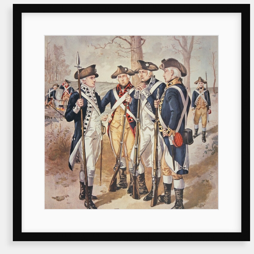 Infantry uniforms of the Continental Army of 1779-83 by Henry Alexander Ogden