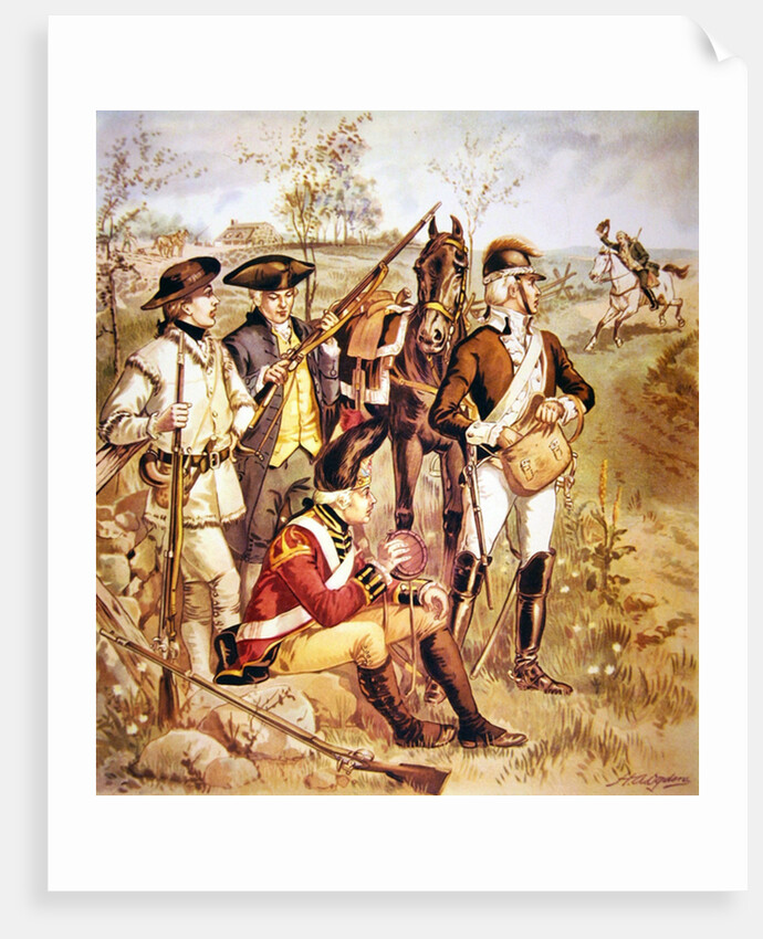 American Continental Army: Uniforms of independent company organizations of 1774-5 by Henry Alexander Ogden