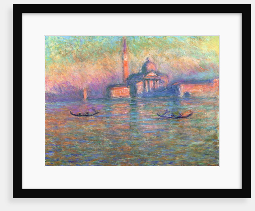 San Giorgio Maggiore, Venice, 1908 by Claude Monet