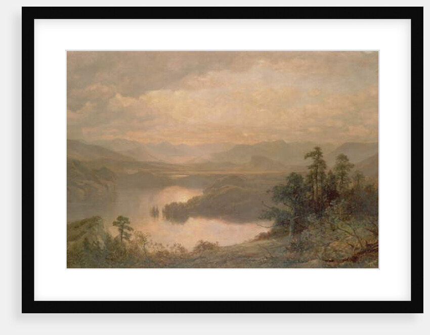 Lake Placid and the Adirondack Mountains from Whiteface, 1878 by James David Smillie