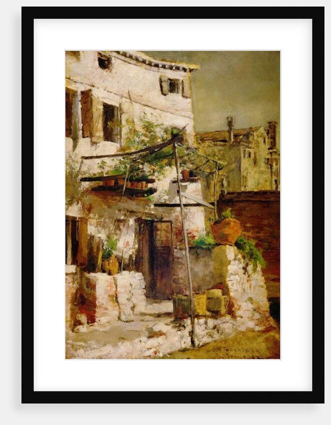 A Venetian Scene, 1877 by John Henry Twachtman
