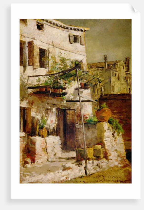 A Venetian Scene, 1877 by John Henry Twachtman