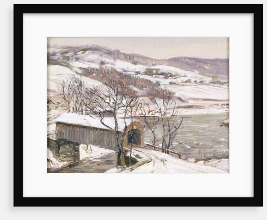 The Covered Bridge by George Gardner Symons