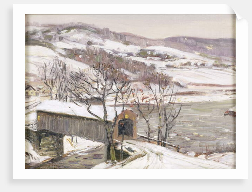 The Covered Bridge by George Gardner Symons