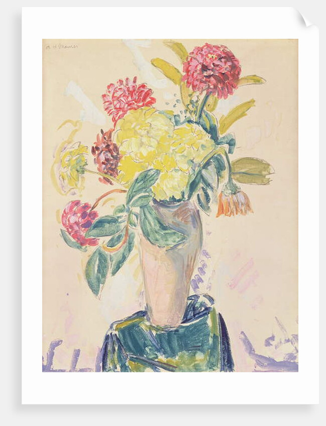 Zinnias, c.1926 by Alfred Henry Maurer